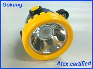 China ATEX certification portable miners cap lamp, export quality led mining headlamp with ATEX certification on sale