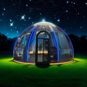 Wholesale Waterproof Windproof Dining Bubble Tent PC Restaurant Hotel Clear Outdoor Bubble House from china suppliers
