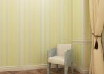 Waterproof Vinyl Wall Coverings Embossed Stripes Pattern Wallpaper For Bedroom 0