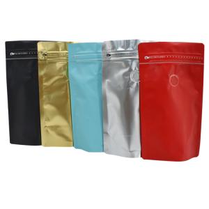 Wholesale Bean Valve Foil 250g 1/2 Pound Coffee Packaging Pouch from china suppliers