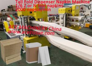 Wholesale High Speed Paper Napkin Production Machine With Two Colours Printing 2000 Napkin/Minute from china suppliers