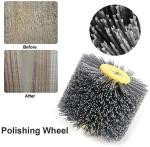 Industrial Abrasive Nylon Wheel Brush Wire Roller For Deburring