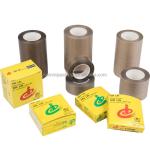 Brown PTFE Coated Fiberglass Tape for Welding and Sealing Belt Width 13/15/19/25