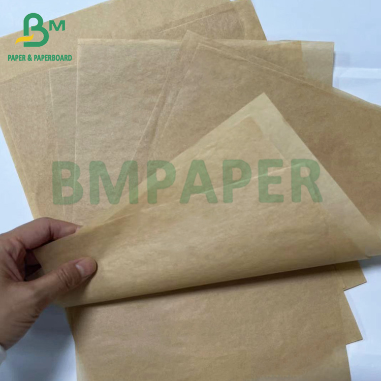 38 Gsm Eco-Friendly Grease Resistance Kraft Paper For Snack Food Wrapping