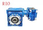 Aluminum Alloy Housing Double Reduction Worm Gear Reducer NMRV040/050 Blue Color