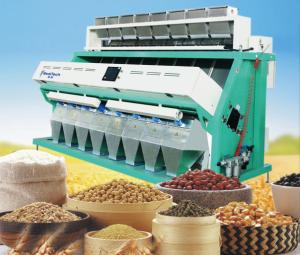 Wholesale 7chutes RGB rice color sorter, full color camera for rice , quinoa, sesame, chia etc. from china suppliers