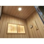 Dry Sauna Combined Wet Steam Room Wooden Sauna Cubicle With Shower Cabin