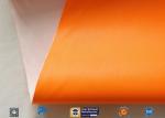 One Side Orange Fire Blanket silicone coated fiberglass cloth 500GSM 0.5mm