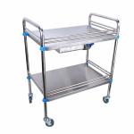 Stabilized Stainless Steel Medical Surgery Cart Clinic Infusion Car Beauty Salon