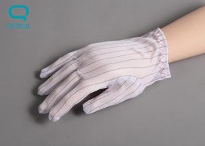 Wholesale 1.0 Stripe Antistatic Gloves ESD Cleanroom Gloves from china suppliers