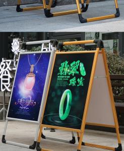 Wholesale Portable Retail Poster Display Banner Stands For Shops Professional Design from china suppliers