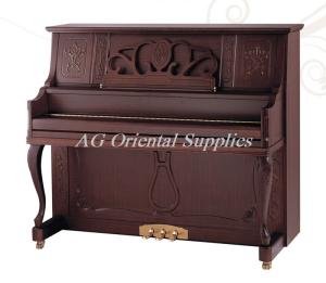 Wholesale 88-KEY New Acoustic wooden upright Piano With elegant carving mahogany matt color AG-125Y3 from china suppliers