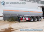 Hydrochloric Acid FUWA 13 Ton Fuel Tanker Trailer Three Axle Trailers 32000L