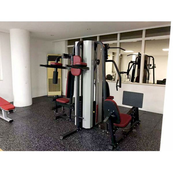Home 5 Station Multi Gym Equipment , Multi Purpose Workout Machine Modular