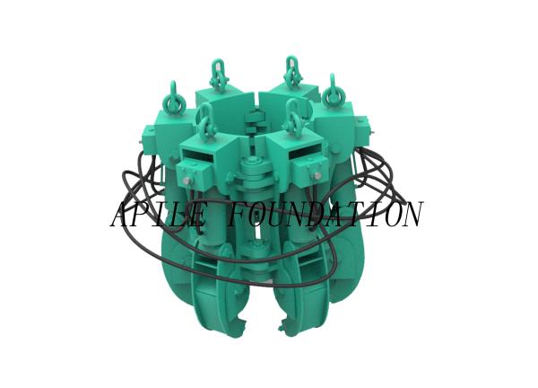 Steel Circular Hydraulic Pile Cutter And Crusher Bridge Pile Demolition Pb