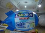 Big PVC Trade Show Helium Blimps Fire Resistant Durable Colorful