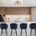 Used For Home/Hotel Hot Sale Nordic Style Gold Iron Ceiling Light