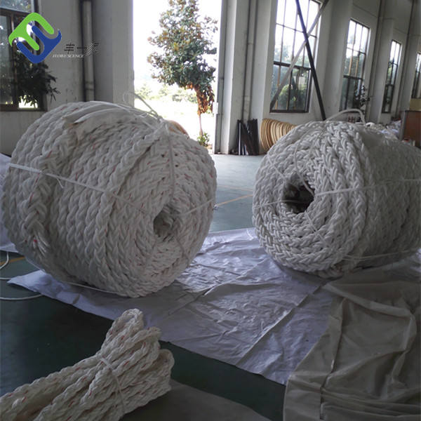 8 Strand Marine Braided PP Rope Polypropylene Mooring Floating PP Towing Rope 28mm-96mm