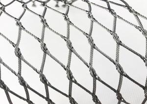 Wholesale Stainless Steel Knotted Rope Mesh , Architectural Woven Metal Mesh from china suppliers