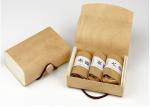 Natural Color Wooden Tea Bag Box Balsa Bark Veneer Wood With Custom Logo