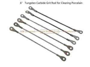 Wholesale 6&quot;Tungsten Carbide Grit Rod for Clearing Porcelain,Cutting Tiles from china suppliers