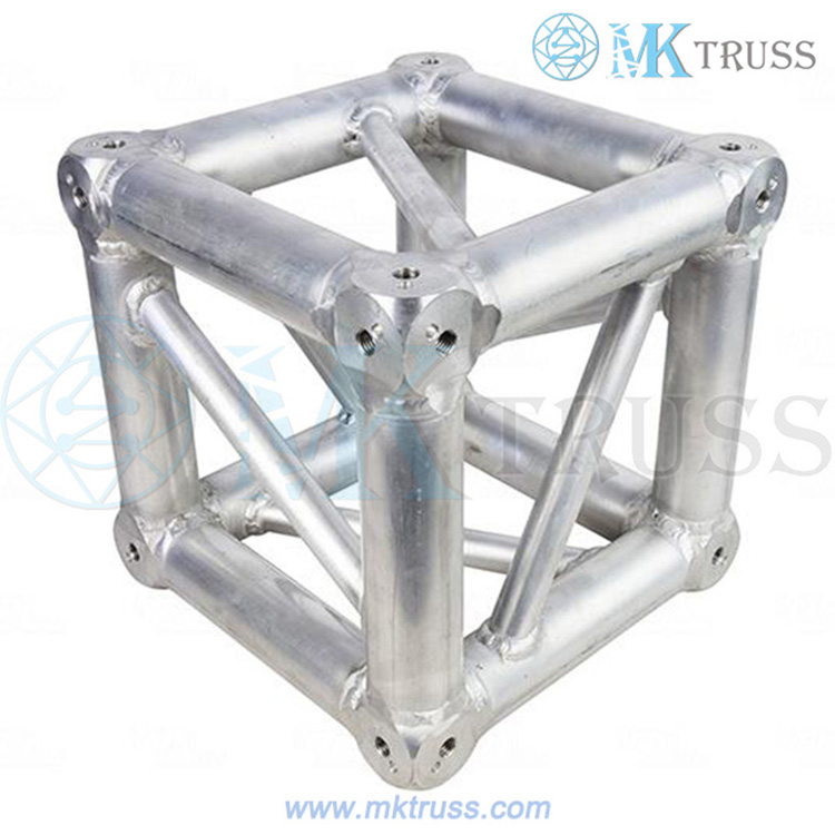 Square Corner Lighting Truss Box for Trade Show Booths S30-K6 6-Way Cube/truss de aluminio