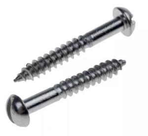 Wholesale Customized DIN 96 Round Head Wood Screws Low Carbon Steel Slotted Hardware Parts from china suppliers