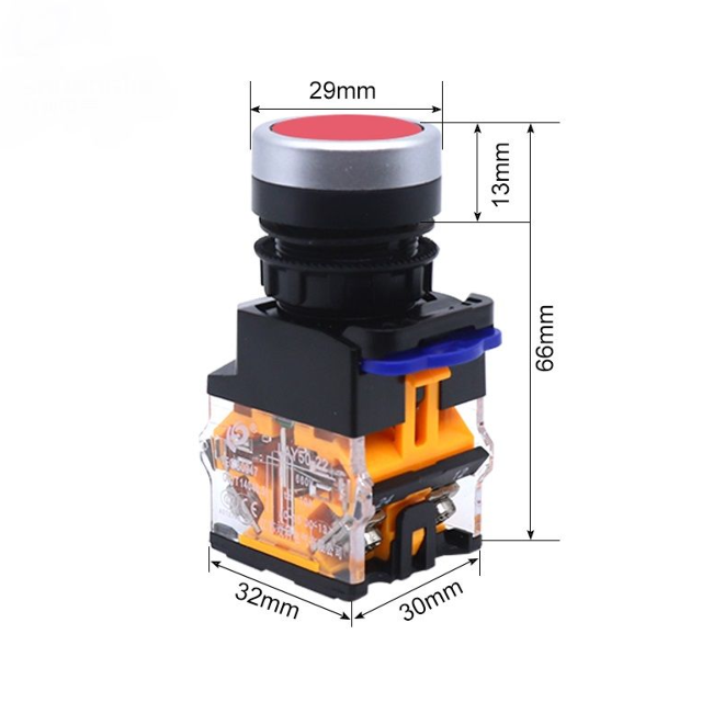 Waterproof Laser Machine Parts Starter Push Button Switches 380V