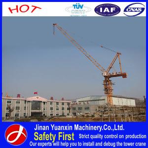 Wholesale good used QTD125 Yuanxin luffing jib tower crane for sale from china suppliers