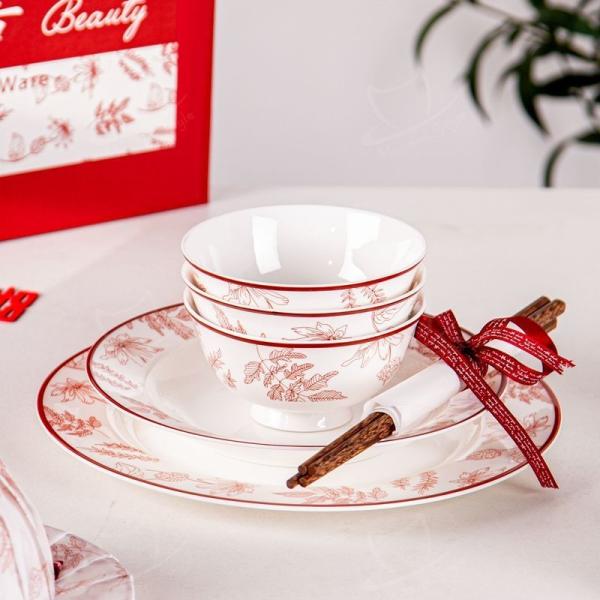 Year Porcelain Gift Under Glazed Ceramic Plate For 2024 Chinese Zodiac Dragon