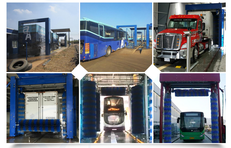 8.86kw Total Power Professional Truck Wash Equipment With DN25mm Water Supply