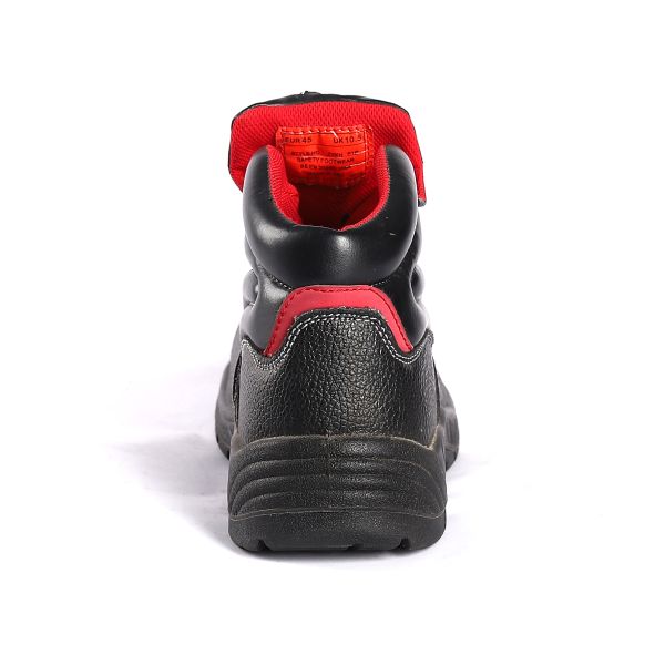 Customization Middle Cut Safety Shoes with BK Mesh Lining and Rubber EVA Outsole Material