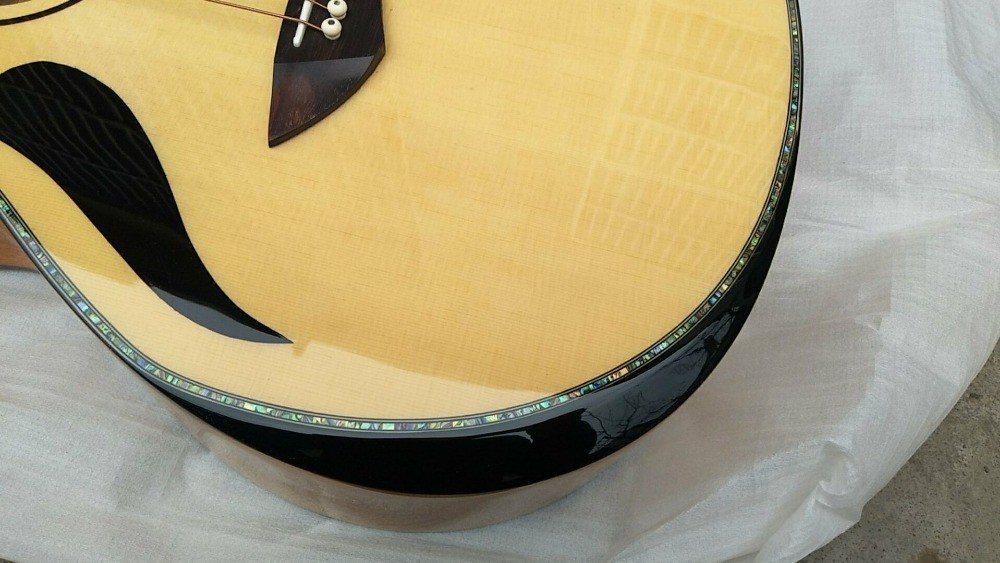 AAAA all solid guitar grand new customize acoustic guitars