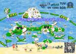 Cool Inflatable Floating Water Park for Lake , Promotion Family Resort With