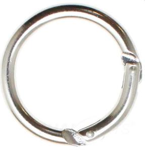 Wholesale 5x50mm Cirlce Shaped Not For Climbing Aluminum Carabiner 50pcs/bag from china suppliers