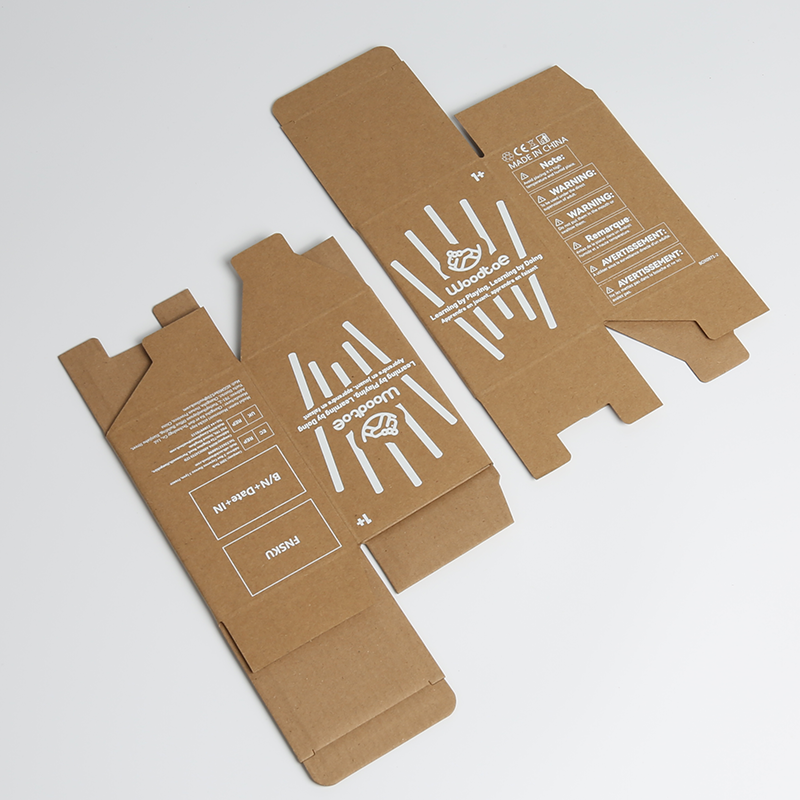 Tuck End Paper Box Packaging Mailer Box Silk Screen Printed Logo With Handle Design
