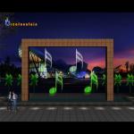 dancing musical digital water curtain fountain digital spray nozzle