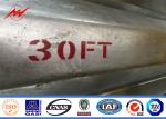 Electric Power Transmission Line Steel Tubular Pole 10kV Hot Dip Galvanized