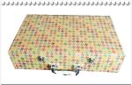 Jewellery &Trinket Box kraft paper 2 tier suitcase with handle