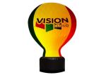Custom Flying 3m 10ft Hot-air Balloon shape Inflatable Advertising Balloon