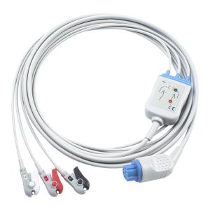 Wholesale For Artema S&amp;W Compatible Direct-Connect ECG Cable and leadwires 3Lead AHA Grabber from china suppliers