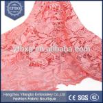 2016 51-52" embroidery High quality high end lace fabric wholesale for makiing