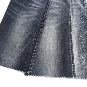 Wholesale 8.2oz Fake Knit Denim Fabric Black Color Bangladesh 27S Weight from china suppliers