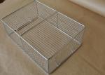 Professional Medical Sterilization Basket / Weld Medical Metal Wire Basket