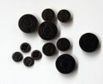 Oil Painting Zamak Custom Clothing Buttons Zinc Alloy , Flat / 3D