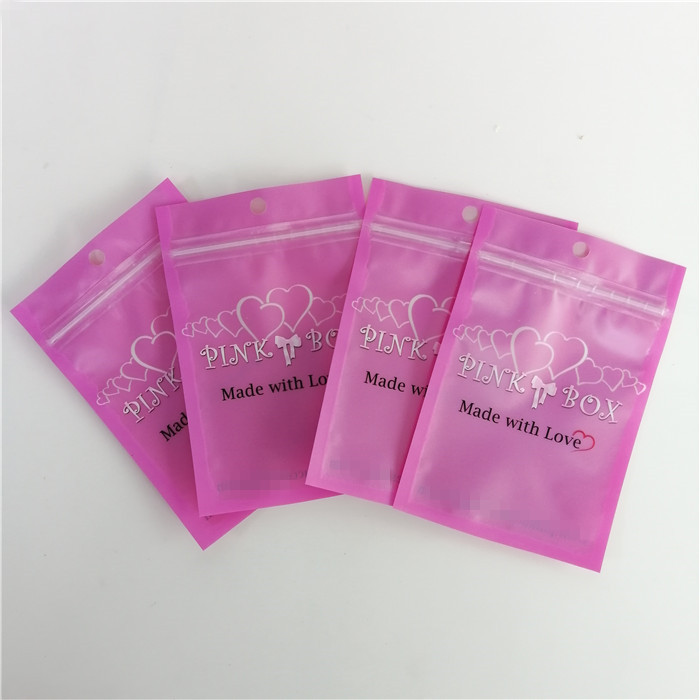 Resealable makeup sponge scrubber set packaging bags three side seal bag