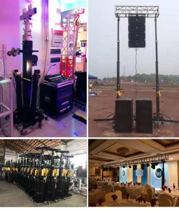 Wholesale Mobile 7M Crank Stand Line Array Truss Load Bearing 340Kg from china suppliers