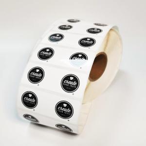 Wholesale BOPP Film Food Adhesive Labels PMS Glossy Packaging Box Seal Stickers from china suppliers