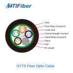 Outdoor G652d Single Mode Armoured Fiber Optic Cable 24 48 72 96 144 288 Core