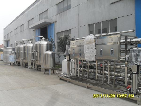 1T - 5T Silver Stainless Steel Water Purifier Machine 2 - 35 ºC RO Water